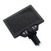 Kkmoon - Digitale microscoop - Soldeermicroscoop - 7 inch groot kleurenscherm - Grote basis - 12 MP - 1200X continue versterkingsloep - Zwart