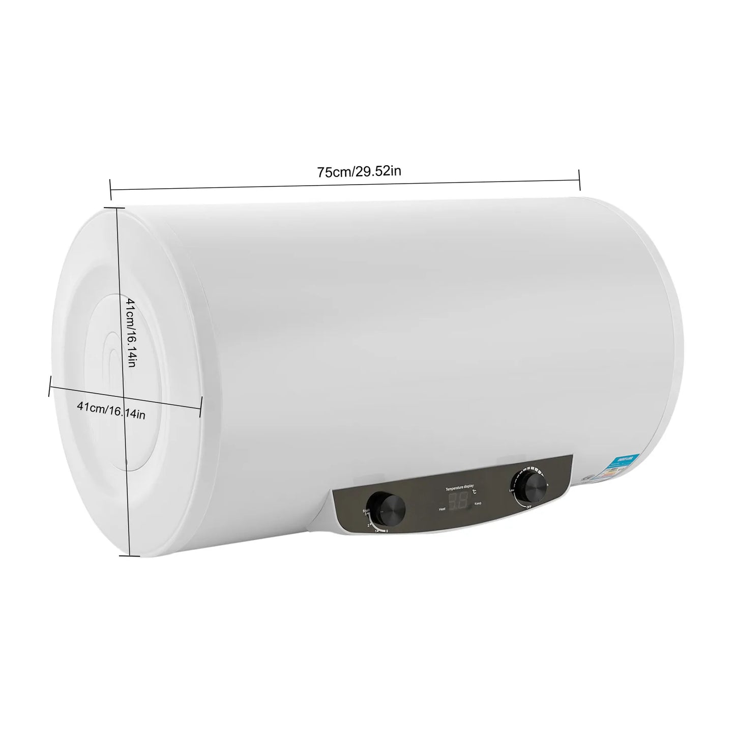 Elektrische Boiler – Waterverwarmer – Geiser – Warmwaterboiler – Badkamerboiler – 70 Liter – 2000W – Edelstaal
