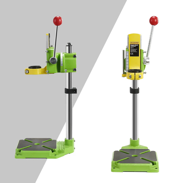 Drill Stand - Drill Holder - Drill Stand Drill - Adjustable Drill Stand - 90 Degree Rotating Drill Stand - with Fixed Frame Workbench Clamp