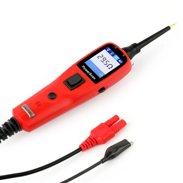 Elektrische Circuittester - Slimme Testerpen voor Auto - Snel Achterlichten - Richtingaanwijzercircuits - Slechte Stopcontacten Controleren - Automotive Circuit Tester Tool - 12V - 24V - AVOmeter - Diagnosetool - Rood