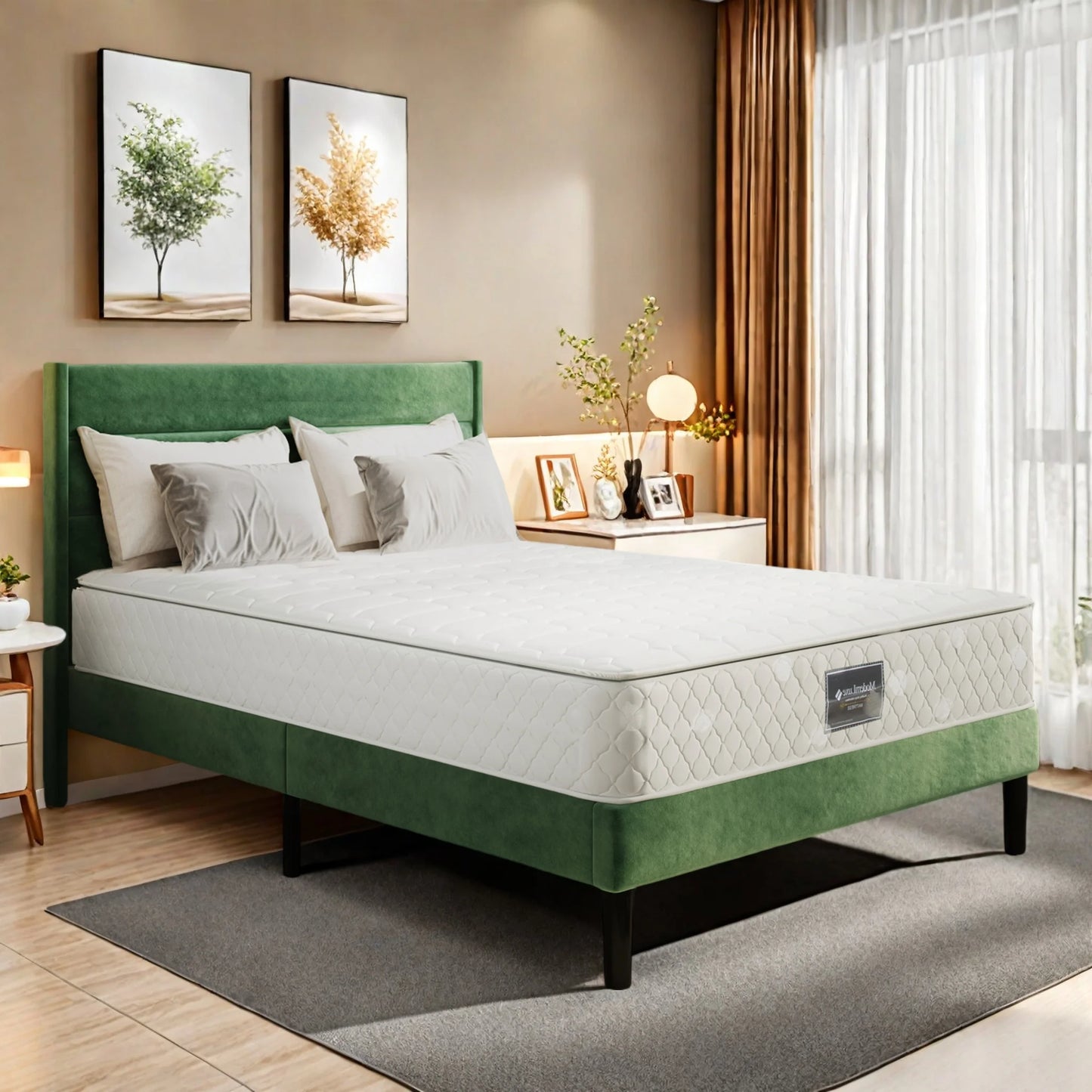 Pocketvering Matras – Koudschuim Matras – Veerkern Matras – Stevig Matras – Slaapmatras – 160x200 cm – 7-Zones Koudschuim – H3 Hardheid 25 cm Hoogte