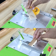 Mini Tafelcirkelzaag - Mini Cirkelzaag - Tafelzaag - Elektrische zaag - 220V - 480W - Groen