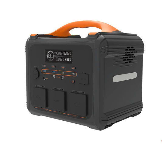 Powerstation – Draagbare Accu – Mobiele Energiebron – Noodstroom – Camping Generator – 1100+ Wh Capaciteit – 1200 Watt Vermogen