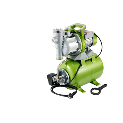 Vevor - Ondiepe Bronpomp - met druktank - Draagbare Jetpomp - 1300W - 4200 L/u Debiet - 50 m Opvoerhoogte voor Irrigatie - Watertransfer - Groen