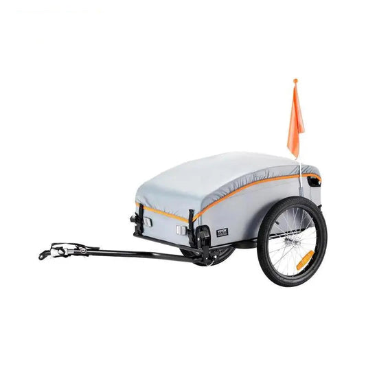 Bike Trailer - Bike Crate - Bike Trailer - Stroller - Bike Trailer Luggage - 100lbs - with Waterproof Cover &amp; Safe Reflectors - Fits 22"-28" Bike Wheel