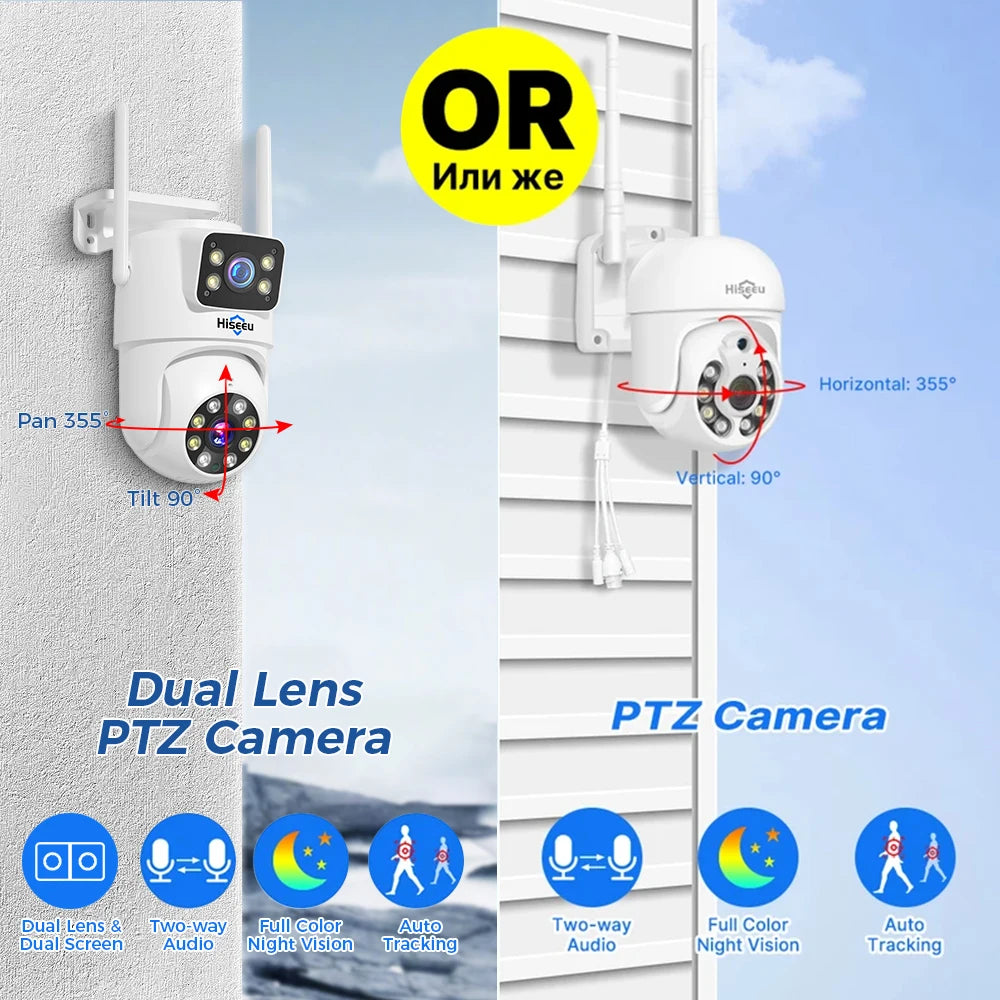 Beveiligingscamera Set – Camerabewaking – CCTV Systeem – IP Camera – Beveiligingssysteem – 16-kanaals NVR – 6MP Dual Lens Wifi Camera’s – Automatische Persoonsvolging – Full Color Nachtzicht - QUORE