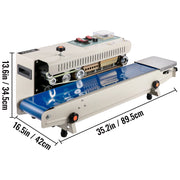 Seal Apparaat - Sealer - Vacumeermachine - Vacuüm Sealer Automatisch - Zakband sluitmachine - Horizontaal - voor Zakfolie