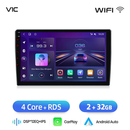 Junsun Wireless CarPlay Android Auto Car Radio For Audi A3 8P 2003 2004 2005 2006 - 2013 GPS Multimedia 2 din Systems Stereo - QUORE