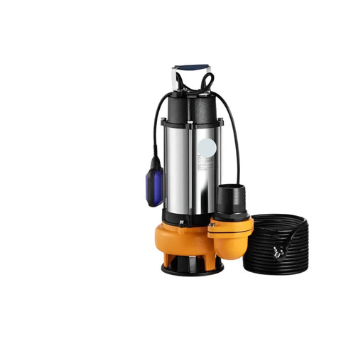 Afvalwaterpomp - Dompelpomp - Schoonwaterpomp - 2200W 3PK voor het pompen van water uit zwembaden, kelders en hottubs - Zilver