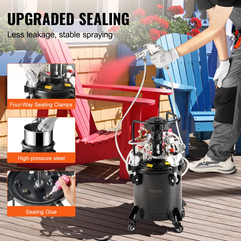 Paint tank - Pressure tank - Paint tank Spray paint Pressure pot - 20L Manual - Spray paint - Pressure sprayer - Paint sprayers - Paint - Electric paint sprayers