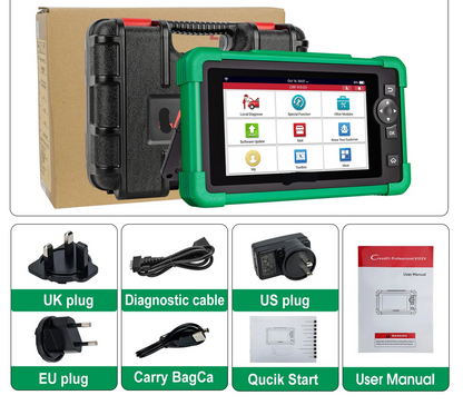 CRP919 EV Autodiagnose Scanner – OBD2 Diagnose Tool – Auto Scanner – Elektrische Auto Scanner – Hybride Auto Scanner – 7 Inch Touchscreen – 43+ Resetfuncties