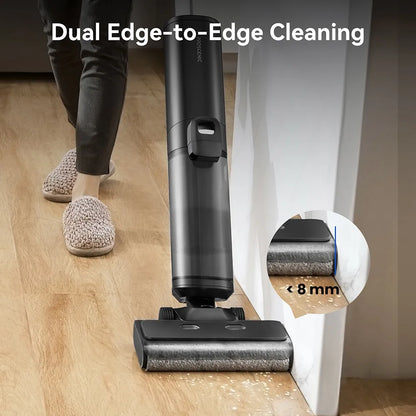 Steelstofzuiger – Dweilstofzuiger – 3-in-1 Schoonmaker – Nat Reinigen – 2500mAh Batterij – Zelfreinigende Borstel