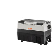Mini koelkast - Mini koelkast voor drankjes - Mini auto koelkast - Draagbare compressor koeler - Dual Zone - Mini koelkast voor op reis - 45L - 12/24V DC - 110-240V - Grijs