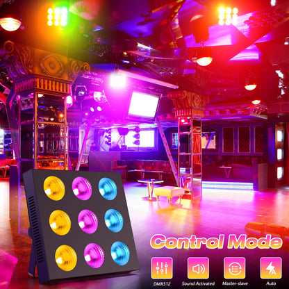Led Parlicht – RGBW LED Licht – Stage Licht – Effect Licht – DJ Licht – Set van 2 – 108W Matrix Design – DMX512 Controle
