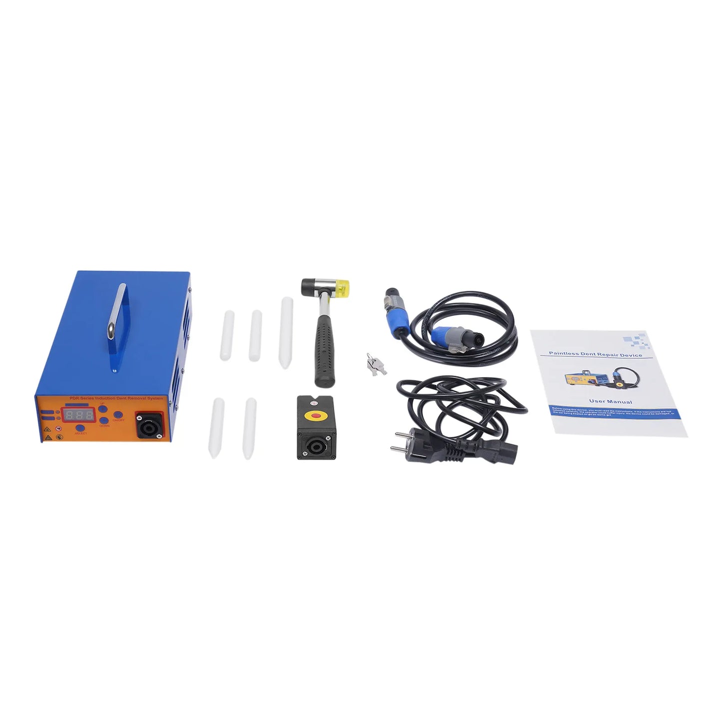 Inductie Verwarmingsmachine – Inductie Heetgereedschap – Deukenverwijderaar – Autodeuk Reparatie – 1380W Vermogen – Digitaal Scherm – Compact Met Koffer