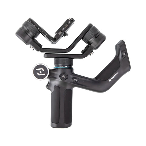 Gimbal Smartphone - Stabilisator voor Smartphone & Camera - Gimbal voor Smartphone & Camera - 3-Axis - Alles-in-één - Handheld spiegelloos - met AI-tracker Magnetic Fill - Kantelhoek +170°~-45° - 360° - Zwart