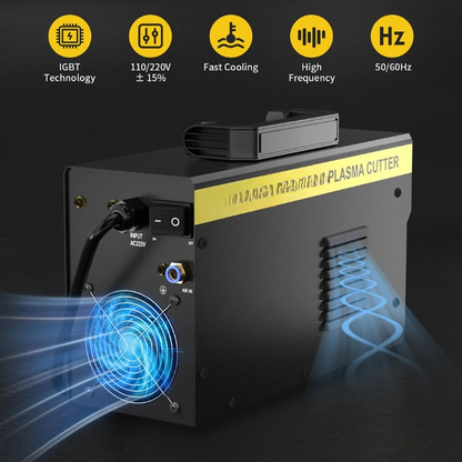 Plasmasnijder – Plasmasnijmachine – Metaalsnijder – Snijapparaat – Compact En Lichtgewicht – 20-50A Stroomsterkte – Pilot-Arc Systeem - IGBT Inverter