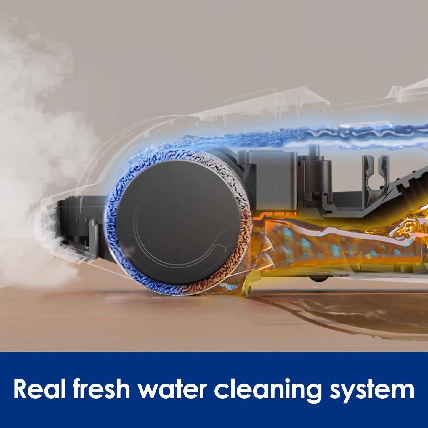 Tineco iFLOOR 5 Steam Wet Dry Vacuum All-in-one, Steam Mop Hardwood Floor Cleaner Great for Sticky Messes, 248℉ High-temp Steam