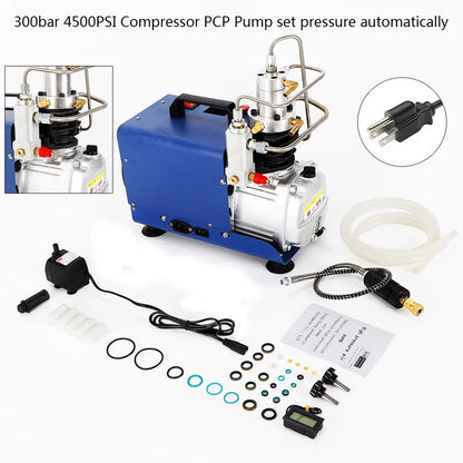 Professionele Elektrische Compressor – Hoge Druk Compressor – Duikflessen Pomp – Industriële Luchtcompressor – 1.8 kW – Automatische Drukinstelling