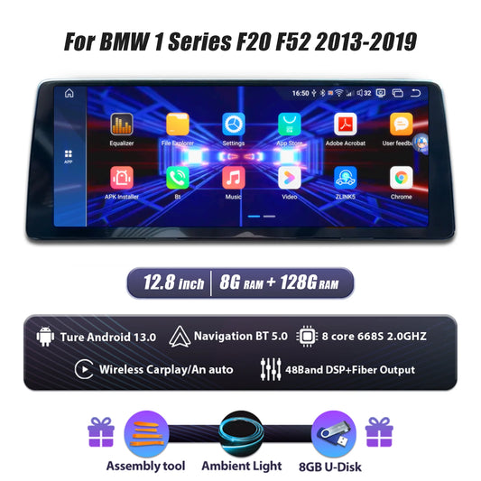 Digitale Dashboard Cluster – Digitaal Instrumentenpaneel – LCD Display – Auto Dashboard – Multimedia Speler – 12,8 Inch QLED Touchscreen – Android 13.0 – Snelle Qualcomm Snapdragon Processor – 128 GB Opslag