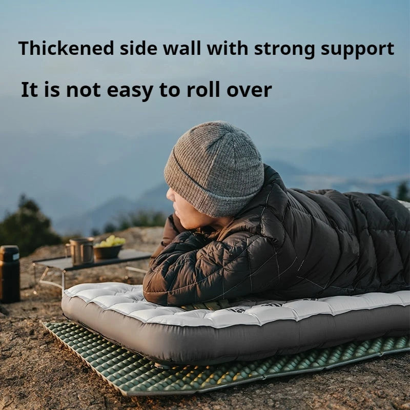 Luchtbed – Opblaasbaar Matras – Luchtmatras – Slaapmat – Campingbed – Ultracompact – Lichtgewicht 196x64x10 cm – Waterbestendig Nylon TPU