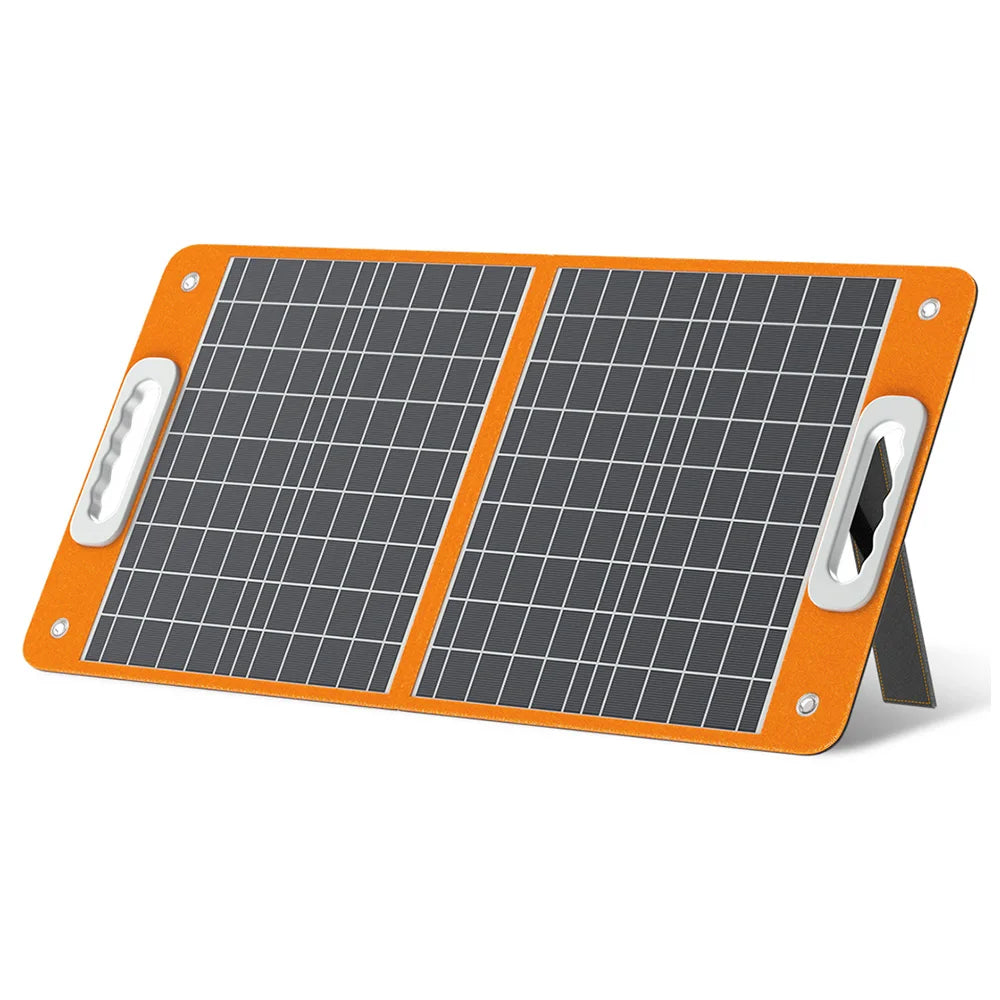 Zonnepanelen - Draagbare Solar Lader - Opvouwbaar Zonnepaneel - Zonne Energie - 60W - met 18V Output en USB/DC - voor Camping, RV & Thuisgebruik