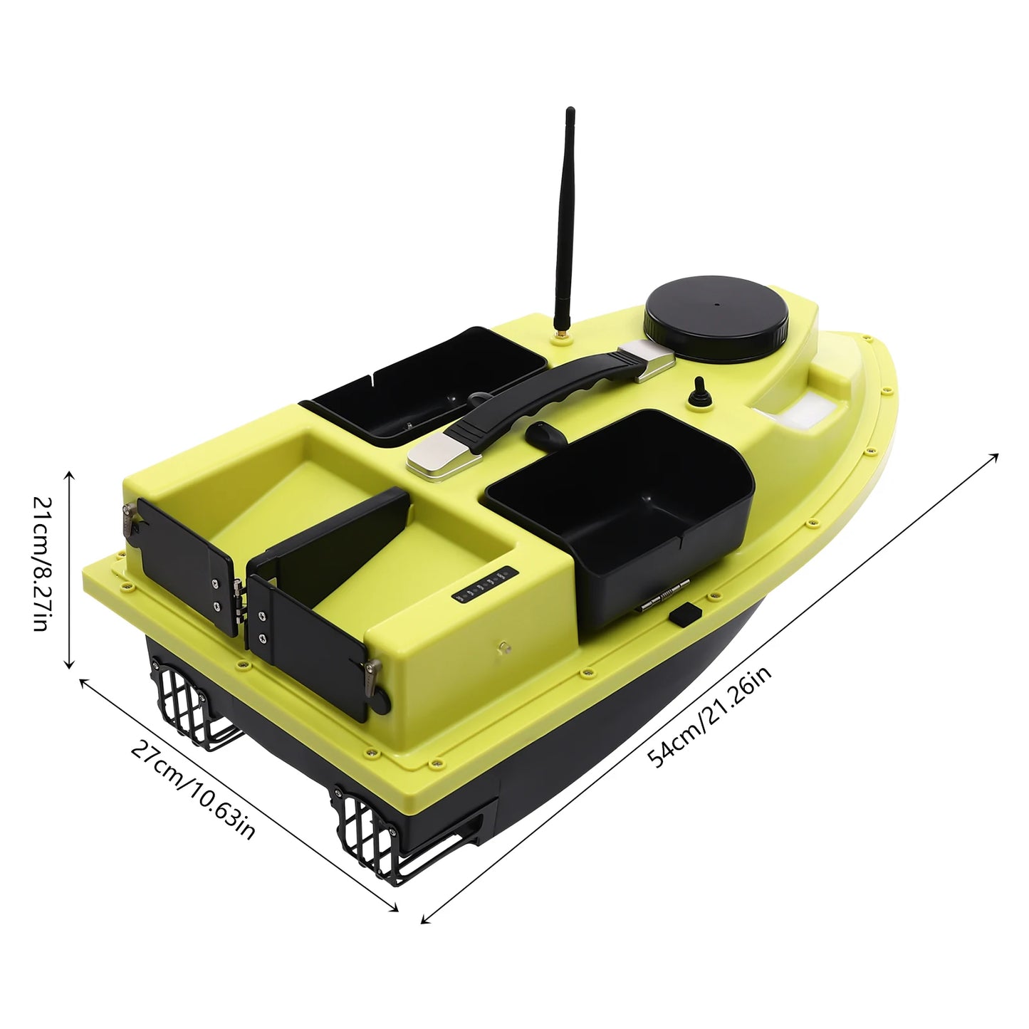 Aasboot – Afstandsbediening Aasboot – Visboot – Voerboot – Vlotterboot – Waterdicht ABS – GPS Navigatie – Dubbele Motor
