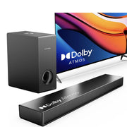 Soundbar - 2.1 Soundbar for TV - Speakers - Speaker cables - Speaker - 190W - 87dB - 45Hz-20KHz - Black