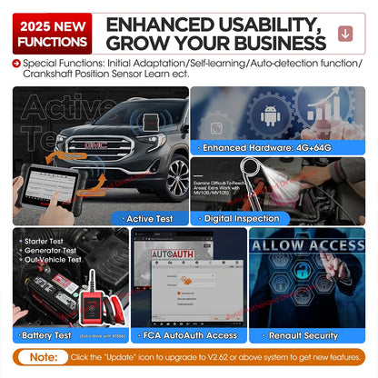 OBD Scanner - OBD2 - Auto Scanner - Auto uitlezen - Diagnose Apparatuur voor Auto's - Bluetooth Car Diagnostic Tool - Android Touchscreen - Auto Code Reader - Resetfuncties - Multisysteem Test - QUORE