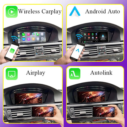 Autoradio BMW 3/5 Serie – Multimedia Speler – Navigatiesysteem – Touchscreen Radio – CarPlay Android Auto – 8,8 Inch Scherm – Draadloze Connectiviteit - QUORE
