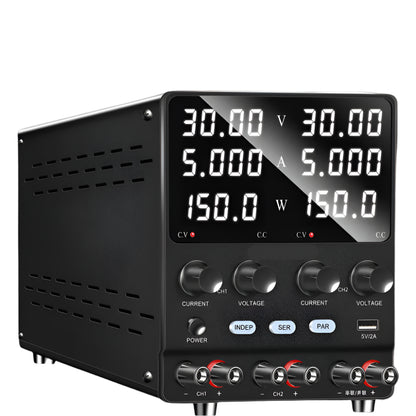 Labvoeding - Laboratorium Voeding - Power Supply - Powerbank - 30V 5A - 220V - Dual Output - Instelbare - Dubbele Uitgang – Reguleerbare DC Voeding voor Elektronica en Testomgevingen
