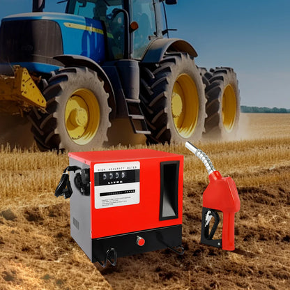 Zelfaanzuigende Dieselpomp – Oliepomp – Brandstofpomp – Overhevelpomp – Vulpomp – 60 L/min Capaciteit – Gietijzeren Waaier