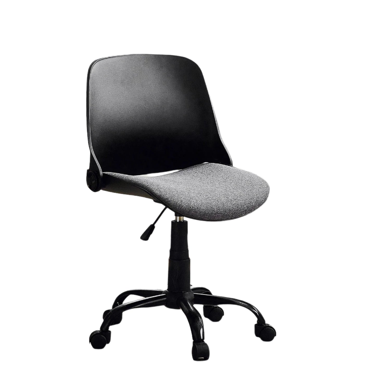 Bureaustoel – Ergonomische Stoel – Werkstoel – Thuiswerkstoel – Vouwbare Rugleuning – Verstelbare Zithoogte – 360° Draaibaar - Zwart
