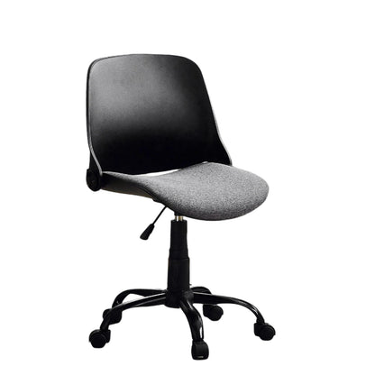 Bureaustoel – Ergonomische Stoel – Werkstoel – Thuiswerkstoel – Vouwbare Rugleuning – Verstelbare Zithoogte – 360° Draaibaar - Zwart