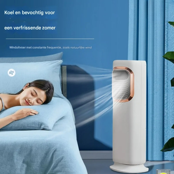 Luchtkoeler – Luchtbevochtiger – Ventilator – Mini Airco – Compact – Watergekoeld – Meerdere Koelstanden - Koele en Koele spray