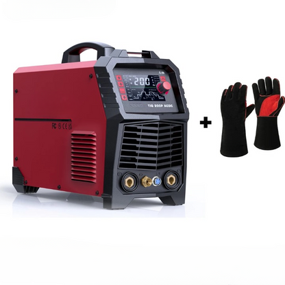 7-in-1 Lasmachine – TIG Lasmachine – AC DC Lasapparaat – MMA Lasser – LED Display – Pulsfunctie - Met Lashandschoenen