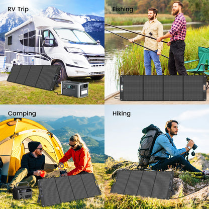 Zonnepaneel - Monokristallijn - Zonnepanelen - ETFE - Flexibel - 100W - Camping - Draagbaar - Vouwbaar Zonnepaneel Kit - voor Reizen - Telefoon - Boot - RV 20.5V