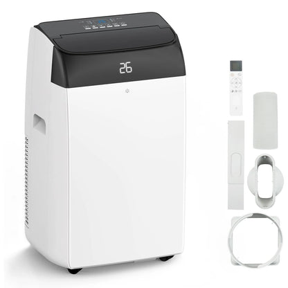 Draagbare Airconditioner – Mobiele Airco – 3-in-1 Airco – Koelmachine – Ontvochtiger – 10000 BTU – 42 Liter Ontvochtiging - QUORE