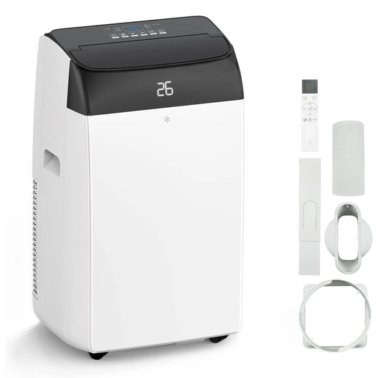 Draagbare Airconditioner – Mobiele Airco – 3-in-1 Airco – Koelmachine – Ontvochtiger – 10000 BTU – 42 Liter Ontvochtiging - QUORE