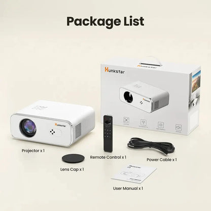 Projector – Beamer – Draagbare Projector – Full Hd Projector – 1000 ANSI Lumen – Automatisch Scherpstellen