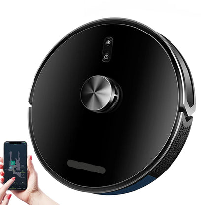 Robotstofzuiger - Vacuum Cleaner - Roborock - Draadloze - Dweilrobot - 500W - 6500Pa Zuigkracht - LDS - Laser Lidar Navigatie - Nat en Droog Moppen - Meerdere Vloerkaarten, Tapijtboost