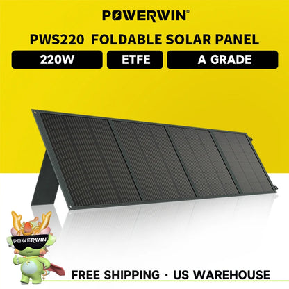Opvouwbaar Zonnepaneel – Mobiel Zonnelader – Campingpaneel – Draagbaar Solar Paneel – 220W Vermogen – Hoog Rendement 24%