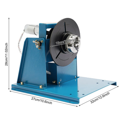 Draaibare Laspositiehouder – Laspositioneerder – Lasrotator – Lasdispositief – Lasplaat – 10KG Draagkracht – Gietijzeren Constructie - QUORE