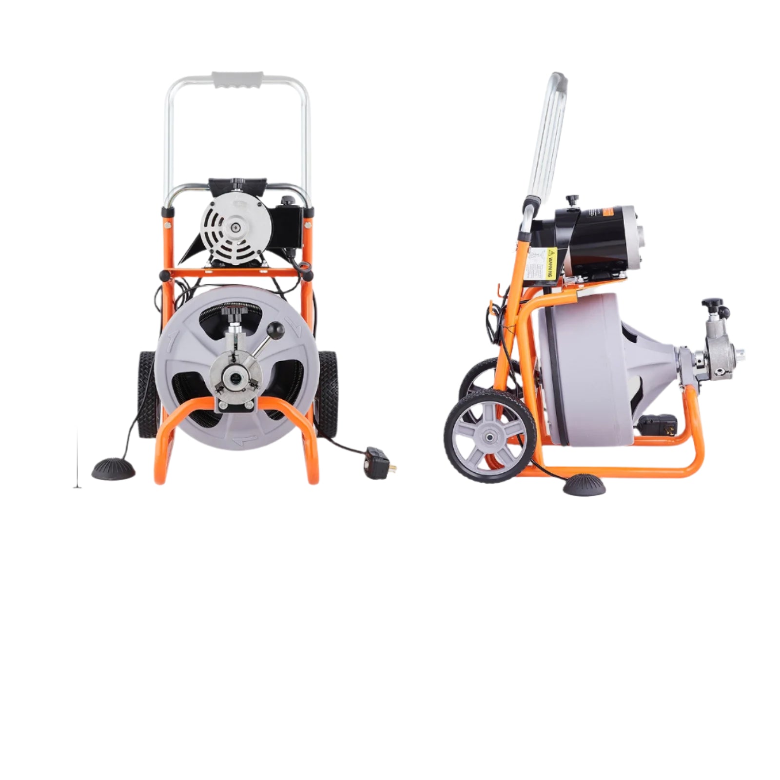 Ontstoppingsmachine – Drain Cleaner – Afvoerontstopper – Kabelmachine – Vetverwijderaar – 23 Meter Kabel – Automatische Kabelvoeding - 100FT - QUORE