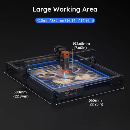 Lasergraveermachine – Lasersnijder – Graveermachine – Creatieve Laser – 410 X 380 Mm Graveeroppervlakte – 10-12W Nauwkeurige Laser
