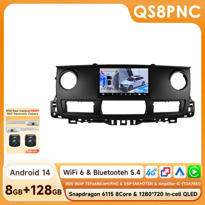 Hizpo Snapdragon Carplay Ai Systems Android Car Radio for Renault Master 2003 - 2011 Multimedia Video Player Gps Autoradio Rds