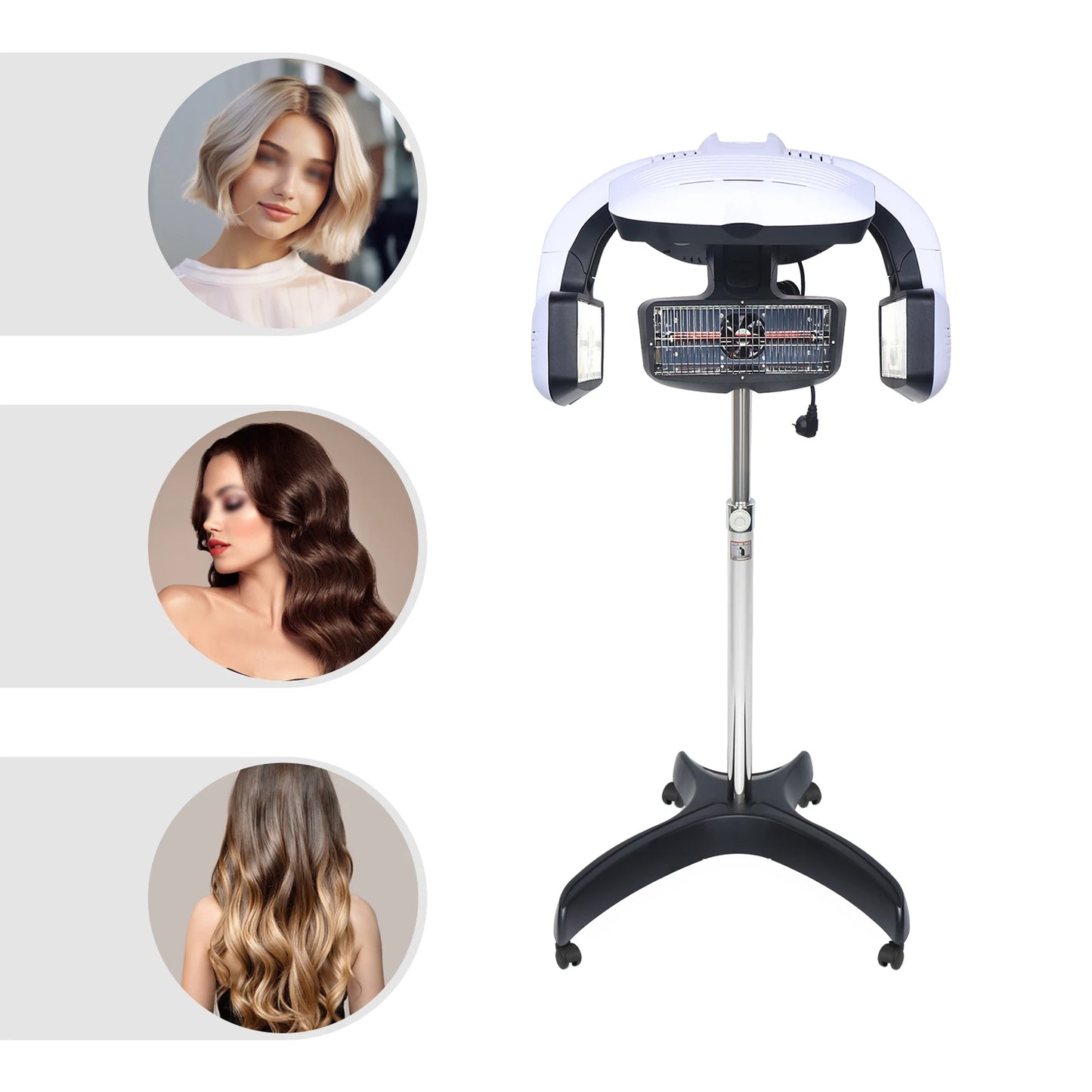 Haarverzorgingsmachine – Haardroger – Hair Steamer – Salonapparaat – Draagbaar – Verstelbare Temperatuur – Roestvrij Staal