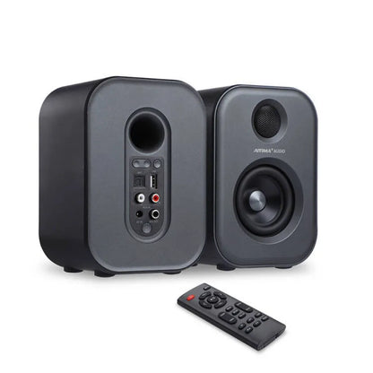 Aiyima - S400 - Luidspreker - Luidsprekerkabels - Speaker - Speakers voor PC - 80W - 45Hz-20KHz - 4-8 Ohm - Zwart