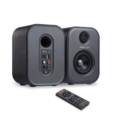 Aiyima - S400 - Luidspreker - Luidsprekerkabels - Speaker - Speakers voor PC - 80W - 45Hz-20KHz - 4-8 Ohm - Zwart