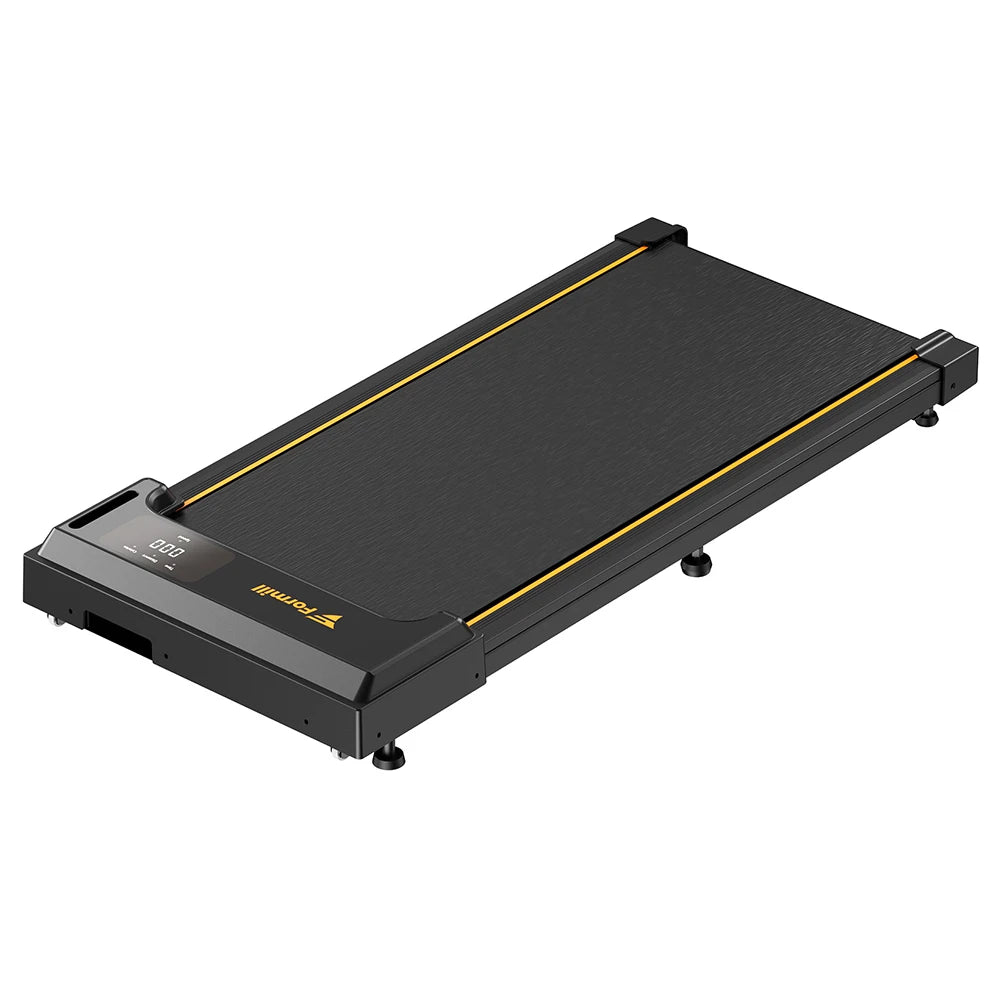 Formill FT-21 Walking Pad Treadmill, Non-slip Running Belt, Shock Absorption, 2.5 HP Motor, 200lbs Max. Load,1-6km/h Speed, LED